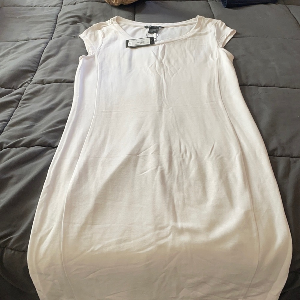 Brand new with tags white Armani Exchange Tshirt dress
